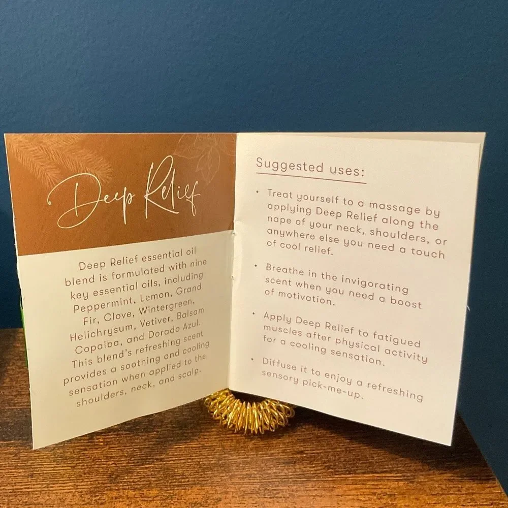 NWT Young Living Mind Over Matter M-Grain, Deep Relief and Peppermint Set